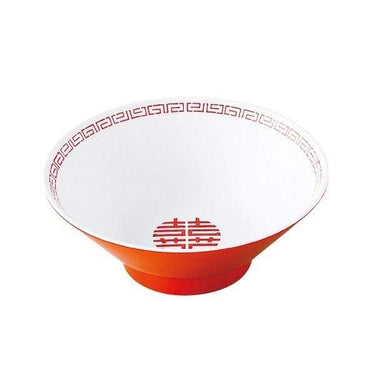 Entec Zuishou Melamine Double Happiness Ramen Noodle Bowl 1100ml Bowls