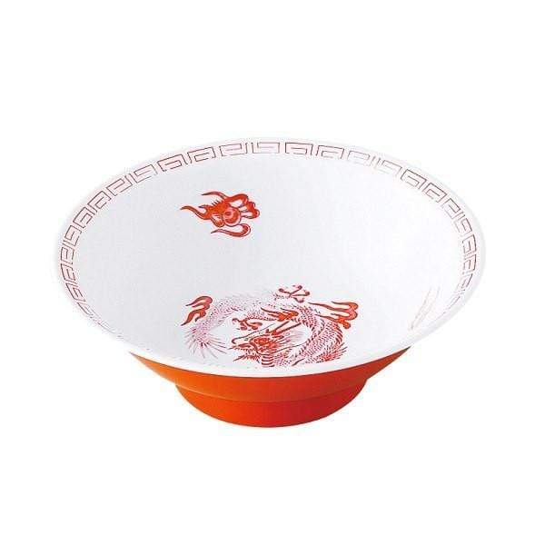 Entec Zuishou Melamine Red Dragon Ramen Noodle Bowl 940ml Bowls