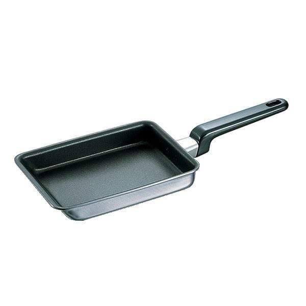 Fujinos 3-Ply Stainless Steel Non-Stick Induction Rectangular Tamagoyaki Rolled Omelette Pan Rolled Omelette Pans