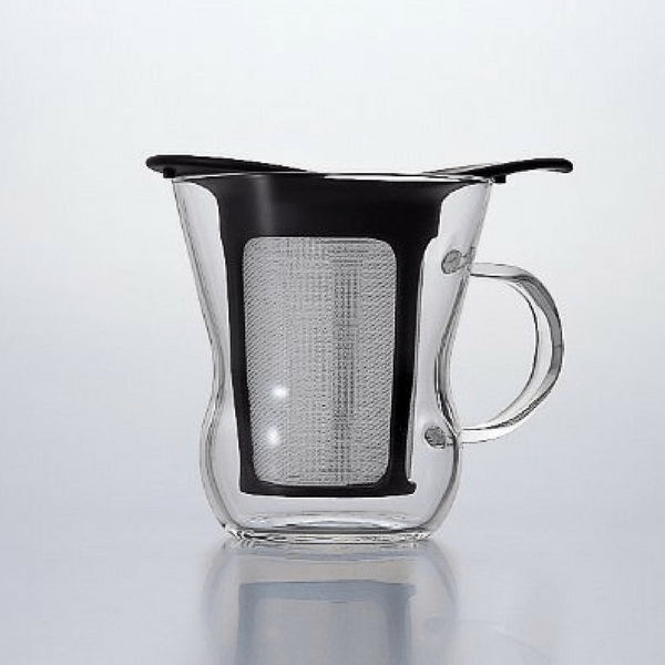 Hario Heat Resistant Glass Mug with Infuser 200ml – Globalkitchen Japan