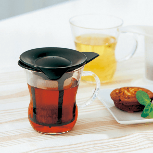 Hario Heat Resistant Glass Mug with Infuser 200ml - Globalkitchen Japan