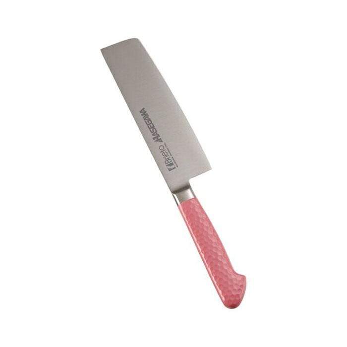 Hasegawa Antibactorial coated Nakiri Knife (2 Sizes)(8 Colours) Nakiri 160mm / Pink Nakiri Knives