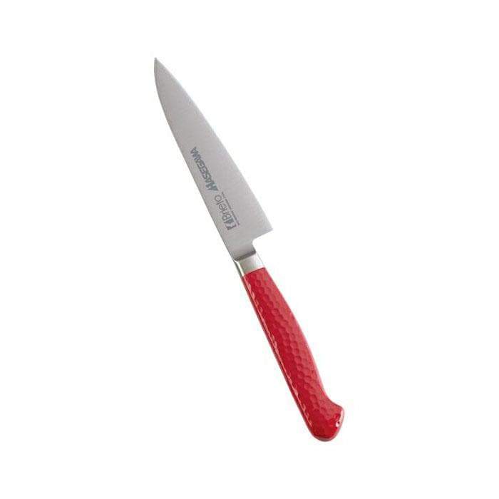 Hasegawa Antibactorial coated Petty Knife (2 Sizes)(8 Colours) Petty 120mm / Red Petty Knives