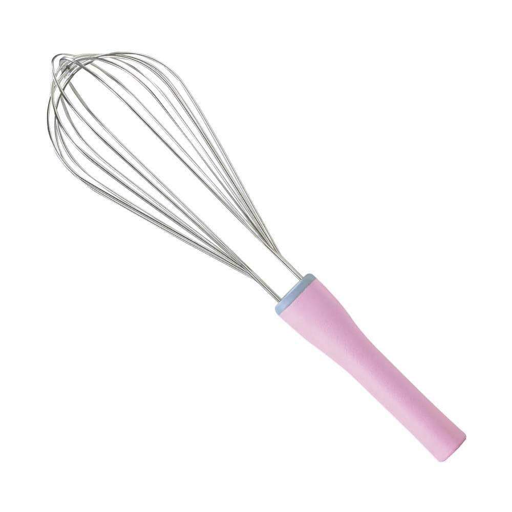 Hasegawa Stainless Steel Whisk 7 Wires 300mm / Pink Whisks