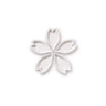 hiracle Sakura Porcelain Petal Plates (Set of 5/3 Colours) White Plates