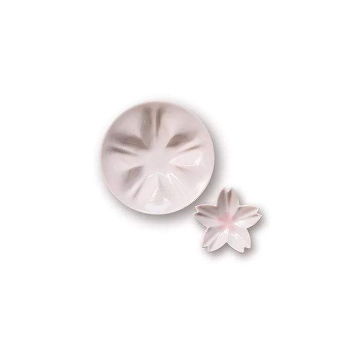 hiracle Sakura Porcelain Plates Set (3 Colours) Pink 1pc Plates