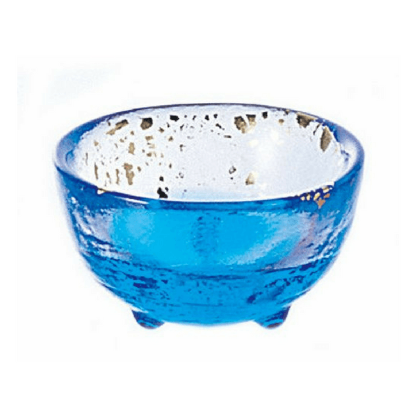 Hokuyo Tsugaru Vidro Hand-Blown Sake Glass 50ml (3 Colours) Blue Glassware