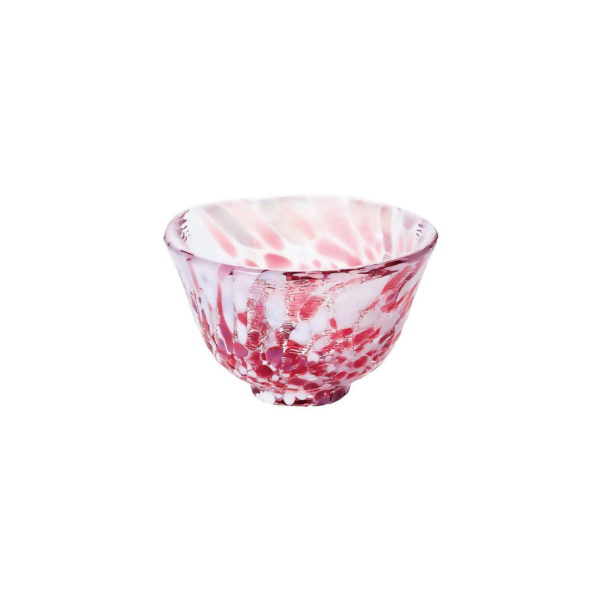 Hokuyo Tsugaru Vidro Hand-Blown Sake Glass 50ml (4 Colours) Pink Glassware