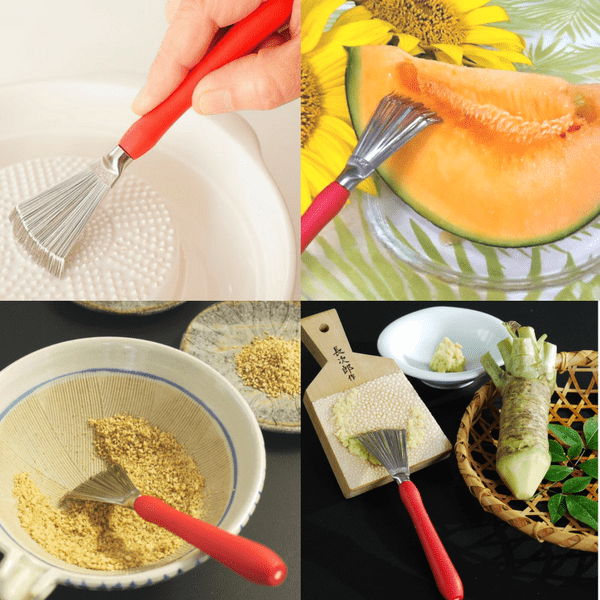 Hoshizawa Stainless Steel Brush for Ginger Grater 14.5cm Cleaning Brushes