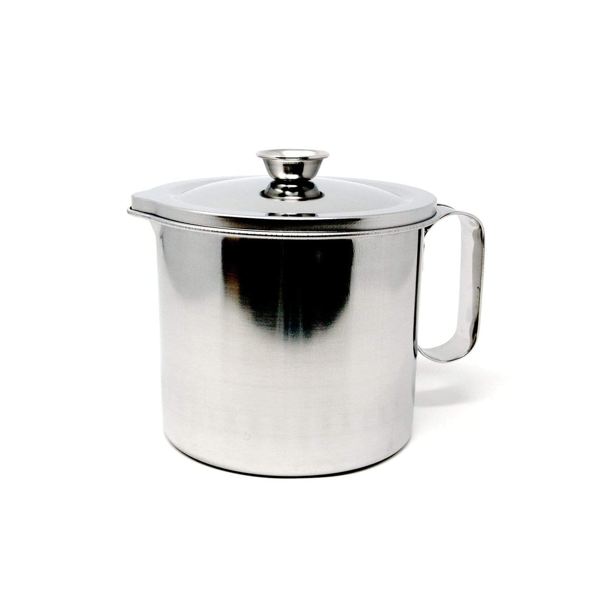 Ichibishi Stainless Steel CooKing Oil Keeper with Double-Filter Strainer 1.2L Oil Storage Containers