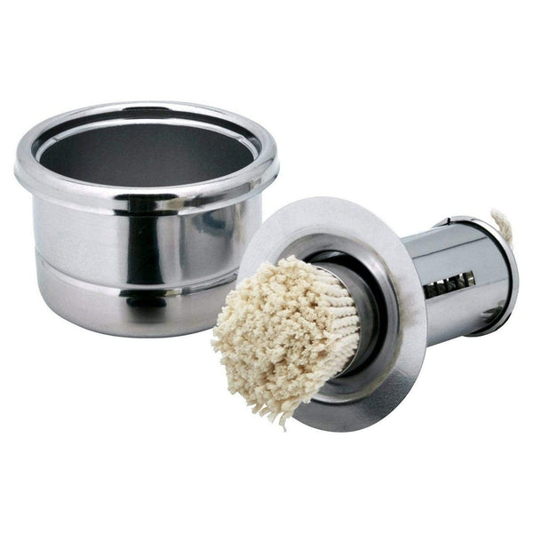 Ichibishi Stainless Steel Takoyaki Basting Mop Oil Dispenser with Removable Cotton Head