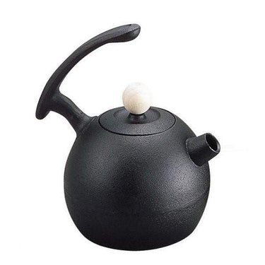Ikenaga Cast-Iron Contemporary Design Round Tetsubin Kettle Kettles