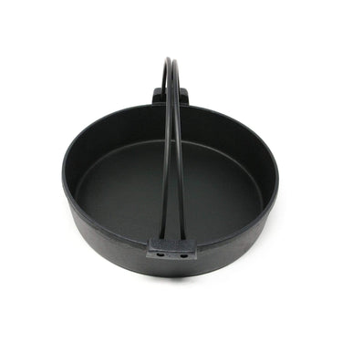 Ikenaga Induction Cast-Iron Sukiyaki Pan with Double Carrying Handles Sukiyaki Casserole