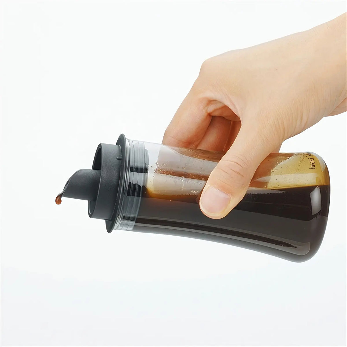iwaki Heat-Resistant Glass Sauce Cruet with a Lid