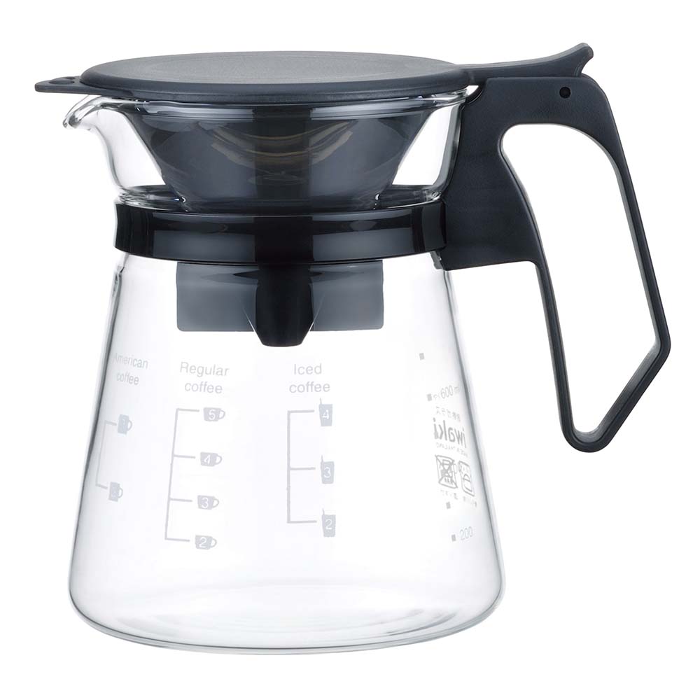 iwaki Heat Resistant Glass Coffee Pot with Dripper