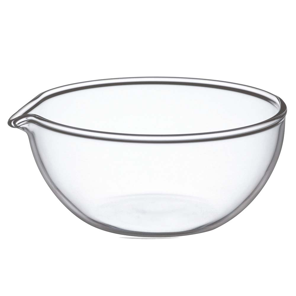 iwaki Heat Resistant Glass Lipped Bowl