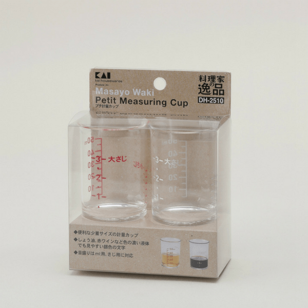 Kai 2-Piece Petit Clear Measuring Cup Set Measuring Cups