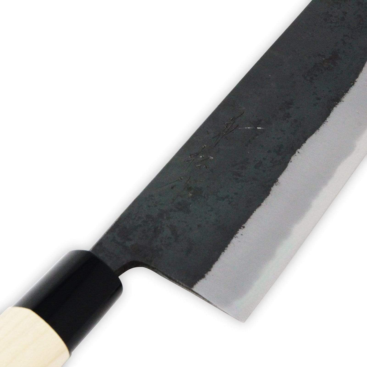 KANEMATSU Nihonko Kasumitogi Shirogami Carbon Steel Nakiri Knife 165mm Nakiri Knives