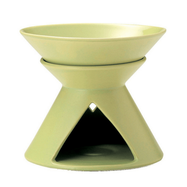 M.Style Luce Hand-Finished Stoneware Bagna Cauda Fojot Small Fondue Pot (4 Colours) Green Fondue Pots