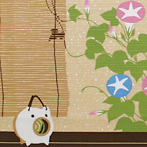 Maeda Senko Cotton Furoshiki Bento Lunch Cloth (Summer Morning Glory) Furoshikis