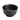 Min MelaMine Dinnerware Rice Bowl (2 Colours) 12.2cm / Black Bowls