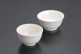 Min MelaMine Dinnerware Rice Bowl (2 Colours) Bowls