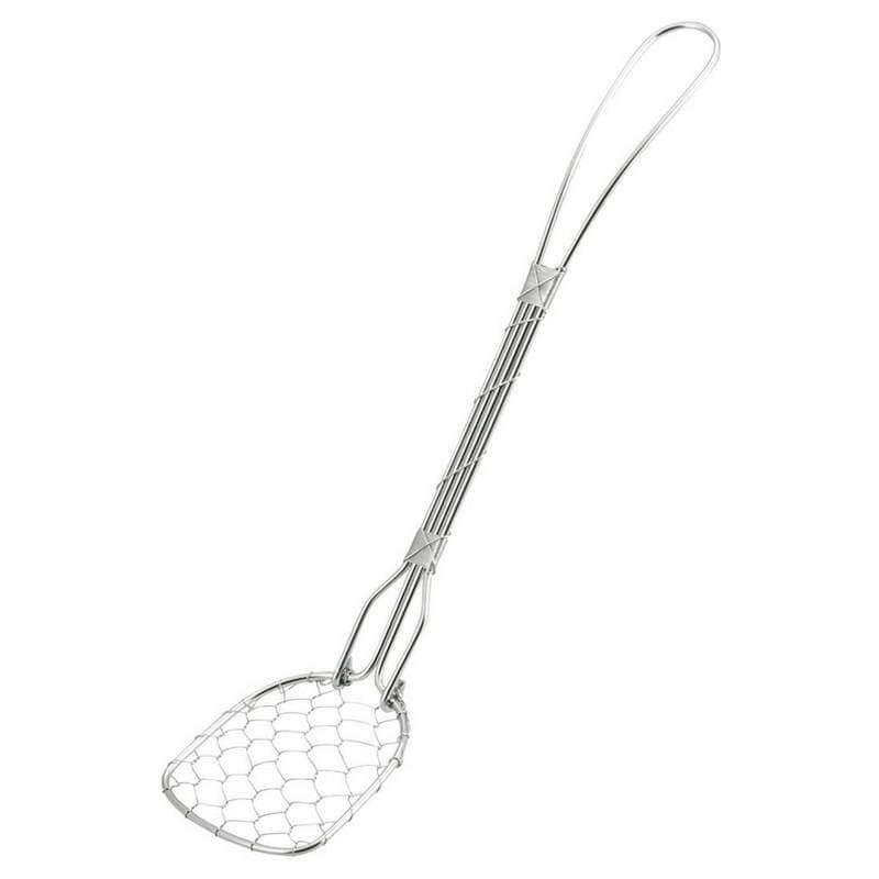 Minex Stainless Steel Hand-Woven Wire Mesh Skimmer for Tofu Square (Small) / Single Skimmers
