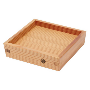 Miranda Style Omoeraku Handcrafted Japanese Cedar Square Saucer L (105x105mm) Plates