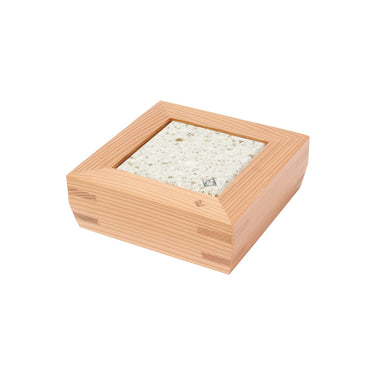 Miranda Style Omoeraku Japanese Cedar Frame Small Oya Stone Plate Thick Frame Plates