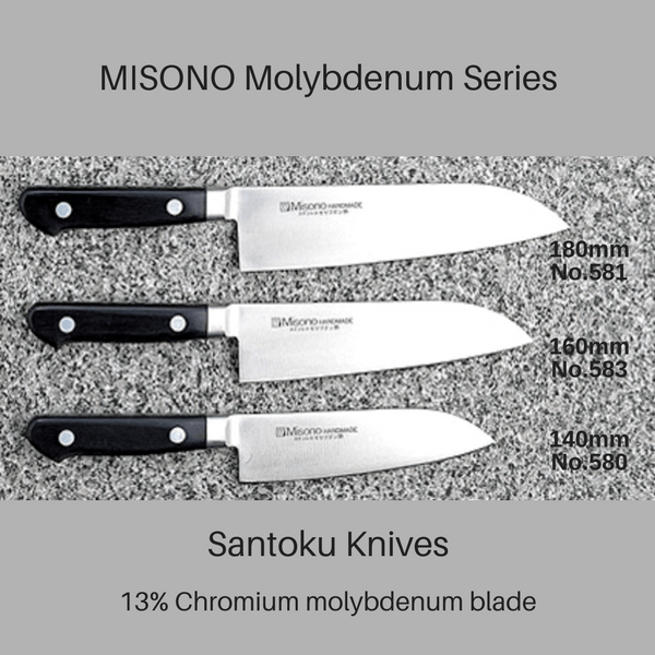 Misono Molybdenum Santoku Knife - Globalkitchen Japan