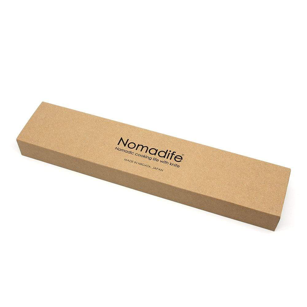 Nomadife Wooden Knife Case Plain Body with Silver Cover Knife Cases