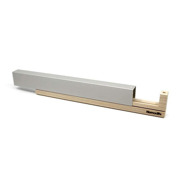 Nomadife Wooden Knife Case Plain Body with Silver Cover Knife Cases