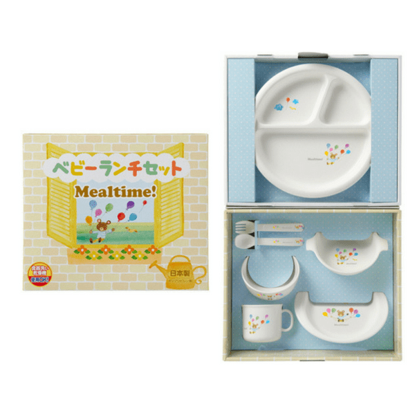 OSK Mealtime Baby Toddler Plastic Unbreakable Dinnerware Set (Gift-Boxed) Plates