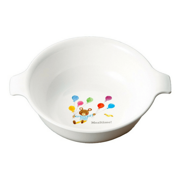 OSK Mealtime Baby Toddler Plastic Unbreakable Soup Bowl with Handles Bowls