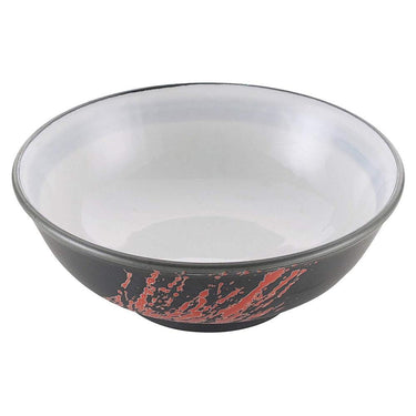 EBM Porcelain Rolled Rim Ramen Noodle Soup Bowl