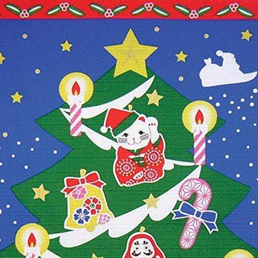 [sale for clearance] Maeda Senko Cotton Furoshiki Bento Lunch Cloth Christmas Furoshikis