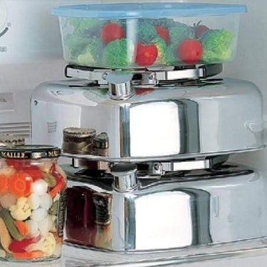 Sugiyama Stainless Steel Cuboid-Shaped StacKing Induction Kettle with Strainer 1.1L Kettles