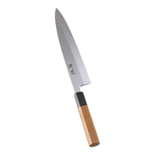 Suisin Inox Honyaki Wa Series Mioroshi-Deba Knife 240mm Deba Knives