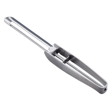 Suncraft Stainless Steel Sharpened Swivel Peeler with Blade Guard Peelers