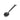 Takeda Stainless Steel Spanner shaped Black Spoon Spoon