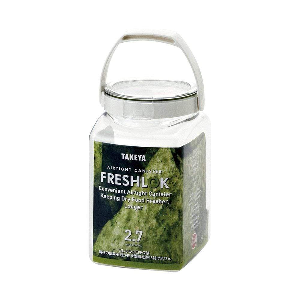 Takeya Freshlok Airtight Storage Square Container with Handle (2 Sizes) 2.7L Food Containers