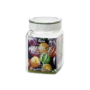 Takeya Freshlok Airtight Storage Square Container without Handle (6 Sizes) 1100ml Food Containers