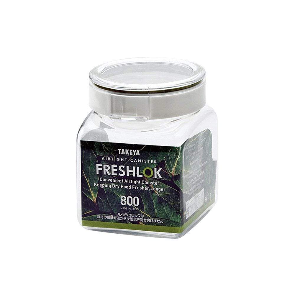 Takeya Freshlok Airtight Storage Square Container without Handle (6 Sizes) 800ml Food Containers