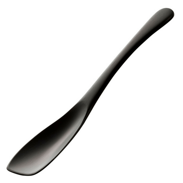 Todai Aluminium Ice Cream Spoon 15.3cm Black Loose Cutlery