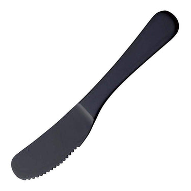 Todai Nukumori Aluminium Butter Knife Black Butter Knives