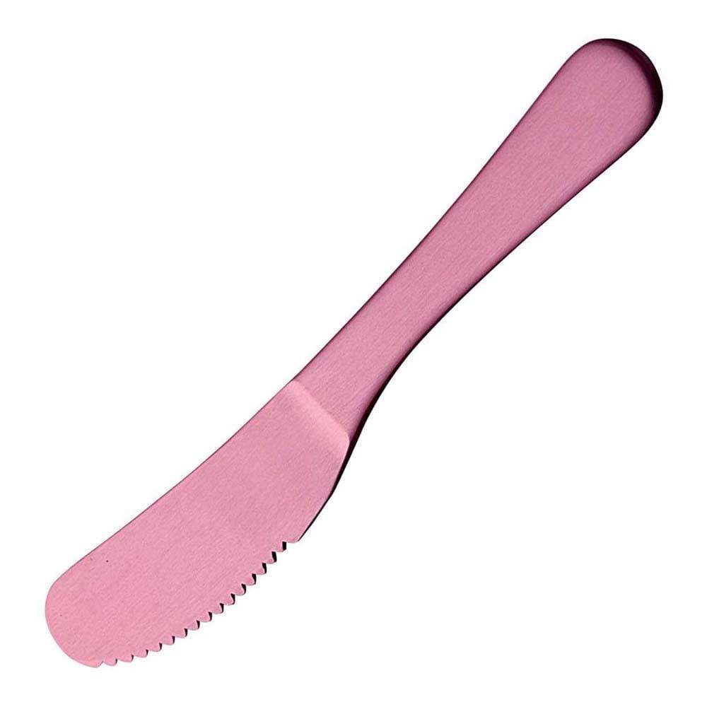 Todai Nukumori Aluminium Butter Knife Pink Butter Knives