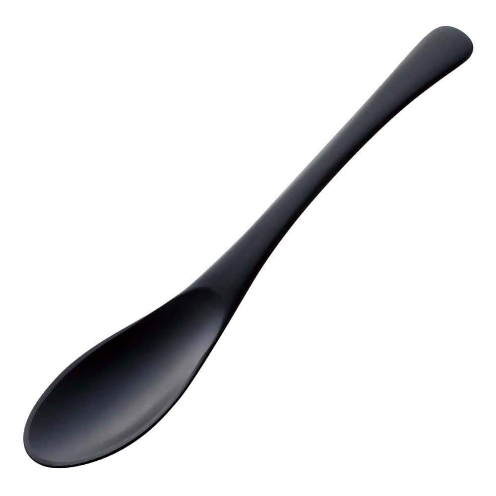 Todai Nukumori Aluminium Dessert Spoon Black Spoons