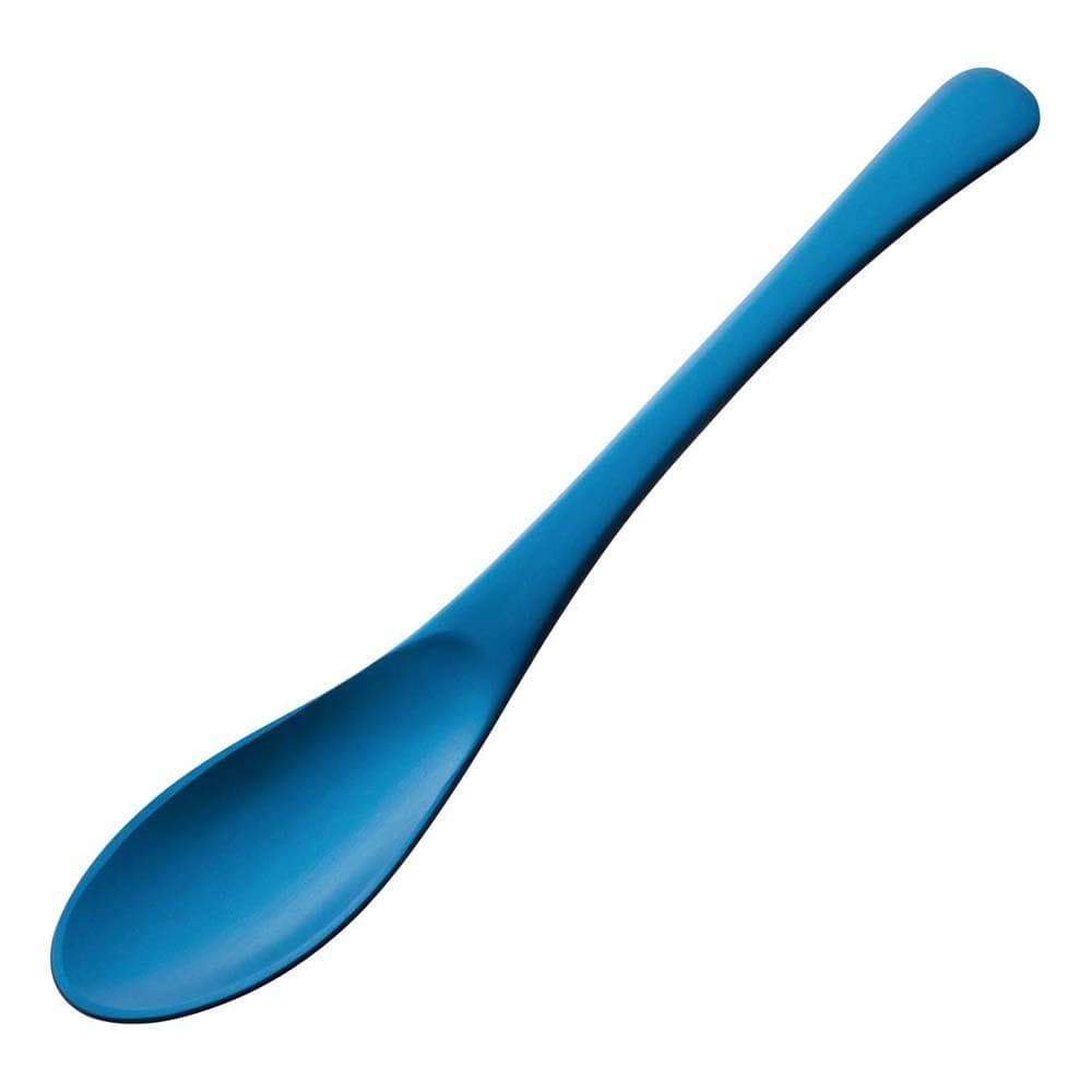 Todai Nukumori Aluminium Dessert Spoon Blue Spoons