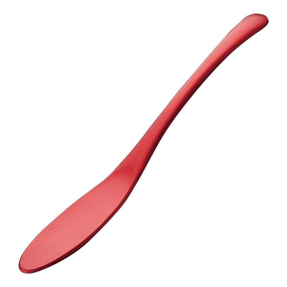 Todai Nukumori Aluminium Flat Spoon Red Spoons