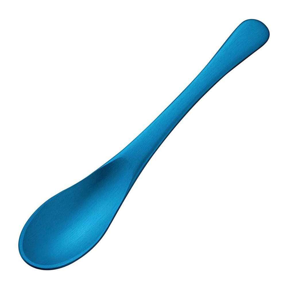Todai Nukumori Aluminium Tea Spoon Blue Spoons